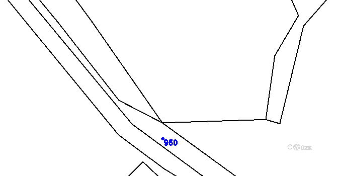 Parcela st. 284/9 v KÚ Podhůří u Vysoké Pece, Katastrální mapa