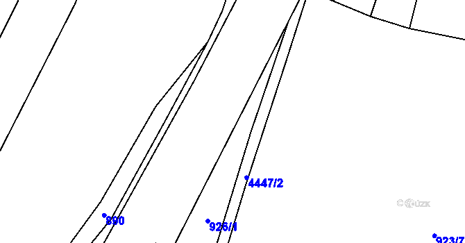 Parcela st. 4395/42 v KÚ Vysoké Pole, Katastrální mapa
