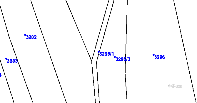 Parcela st. 3295/1 v KÚ Vysoké Pole, Katastrální mapa
