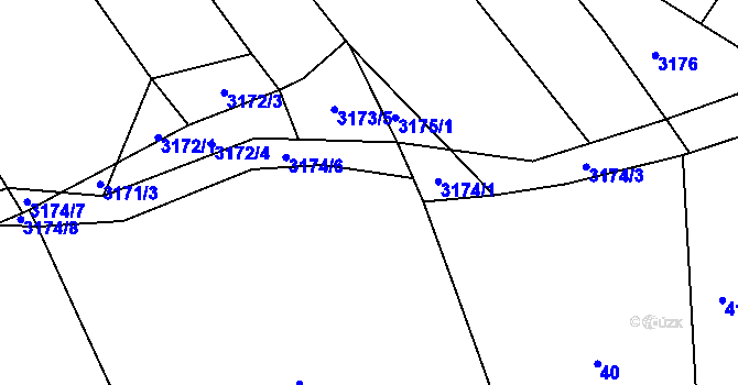 Parcela st. 42/2 v KÚ Vysoké Pole, Katastrální mapa