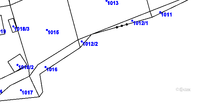 Parcela st. 181 v KÚ Vysoký Újezd u Berouna, Katastrální mapa