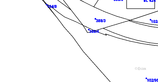 Parcela st. 104/3 v KÚ Vysoký Újezd u Berouna, Katastrální mapa
