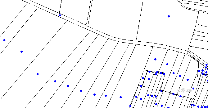 Parcela st. 336/1 v KÚ Záblatí, Katastrální mapa