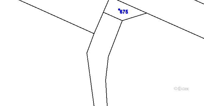 Parcela st. 268/8 v KÚ Zahnašovice, Katastrální mapa