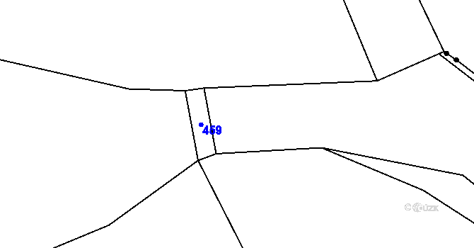 Parcela st. 272 v KÚ Zahořany u Berouna, Katastrální mapa