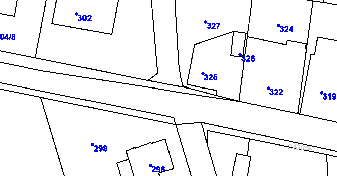 Parcela st. 44/24 v KÚ Zaječov, Katastrální mapa