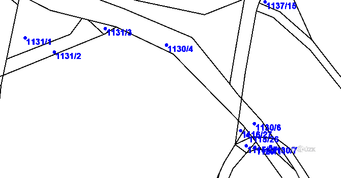 Parcela st. 1116/24 v KÚ Zaječov, Katastrální mapa