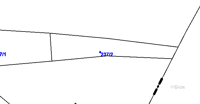 Parcela st. 237/2 v KÚ Srlín, Katastrální mapa