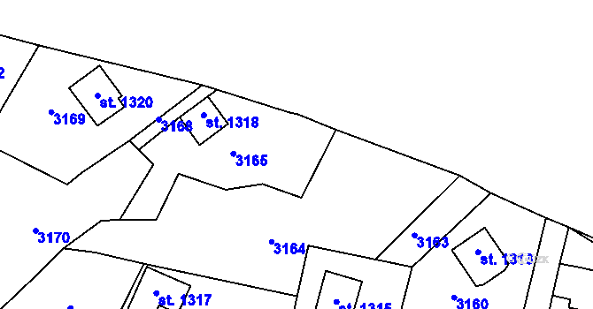 Parcela st. 209/14 v KÚ Zbraslavice, Katastrální mapa