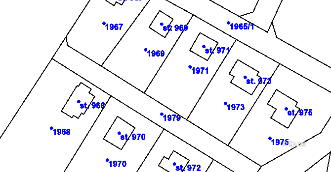 Parcela st. 553/11 v KÚ Zbraslavice, Katastrální mapa