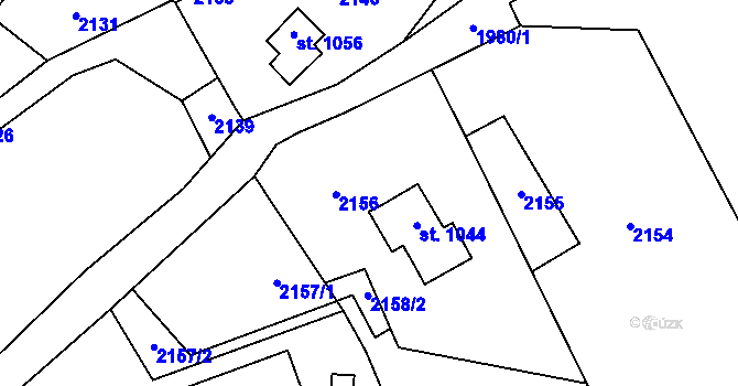 Parcela st. 575/16 v KÚ Zbraslavice, Katastrální mapa