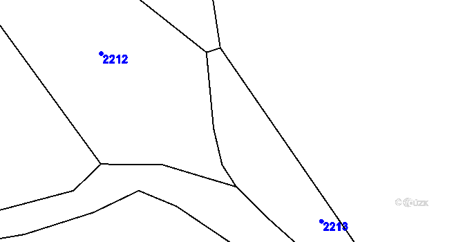 Parcela st. 652/3 v KÚ Zbraslavice, Katastrální mapa