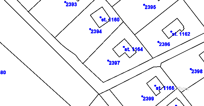 Parcela st. 732/62 v KÚ Zbraslavice, Katastrální mapa