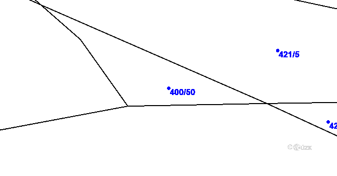Parcela st. 400/50 v KÚ Dobrovítov, Katastrální mapa