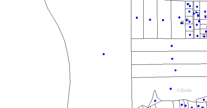 Parcela st. 33/80 v KÚ Brnky, Katastrální mapa