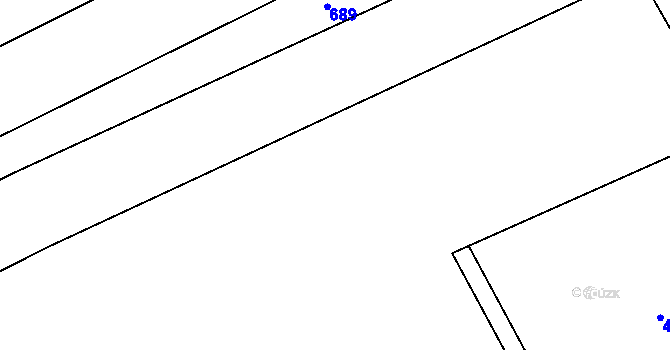 Parcela st. 387/29 v KÚ Černín u Zdic, Katastrální mapa