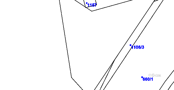 Parcela st. 689/6 v KÚ Masákova Lhota, Katastrální mapa