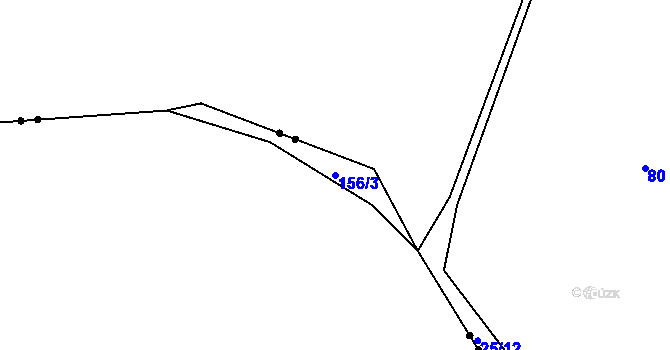Parcela st. 156/3 v KÚ Masákova Lhota, Katastrální mapa