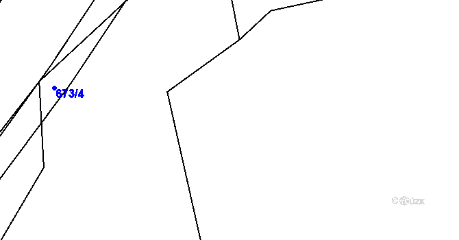Parcela st. 689/61 v KÚ Masákova Lhota, Katastrální mapa