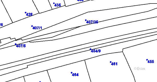 Parcela st. 101/46 v KÚ Zdounky, Katastrální mapa