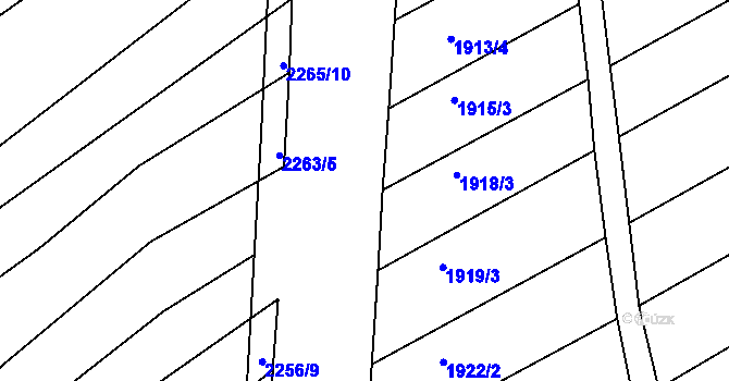 Parcela st. 2678/29 v KÚ Zlechov, Katastrální mapa
