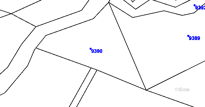 Parcela st. 3604/12 v KÚ Zubří, Katastrální mapa