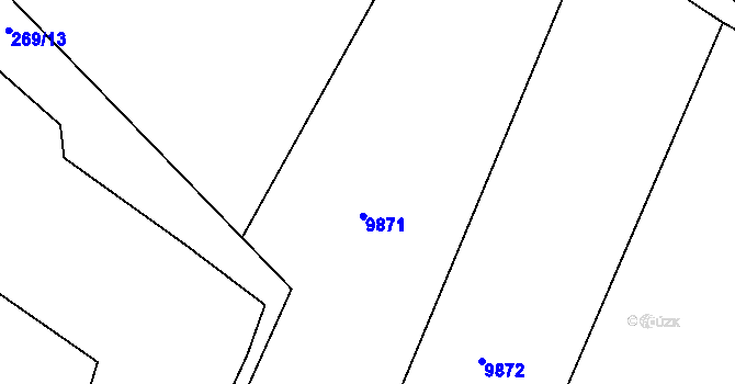 Parcela st. 3738/29 v KÚ Zubří, Katastrální mapa