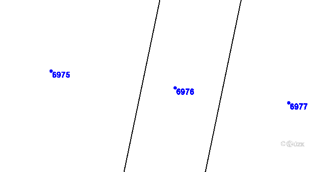 Parcela st. 3973/79 v KÚ Zubří, Katastrální mapa