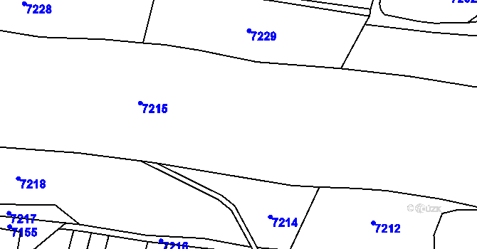 Parcela st. 4093/1 v KÚ Zubří, Katastrální mapa