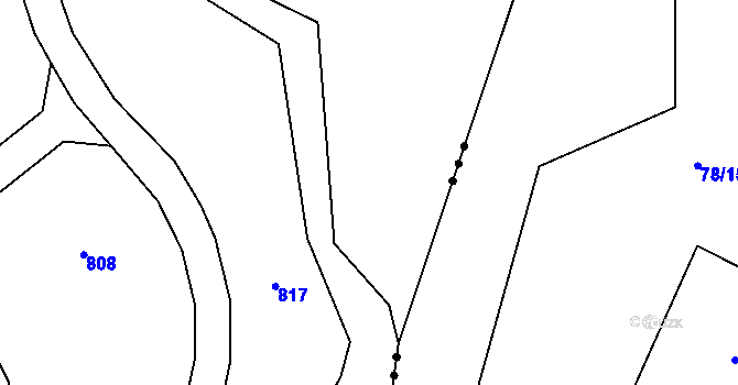 Parcela st. 211/1 v KÚ Spytice, Katastrální mapa