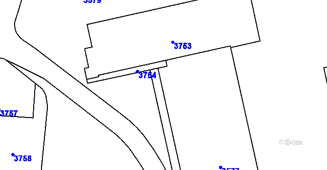 Parcela st. 1320/79 v KÚ Zvole u Zábřeha, Katastrální mapa