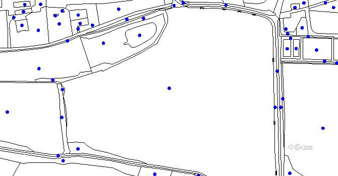 Parcela st. 1 v KÚ Žár u Nových Hradů, Katastrální mapa