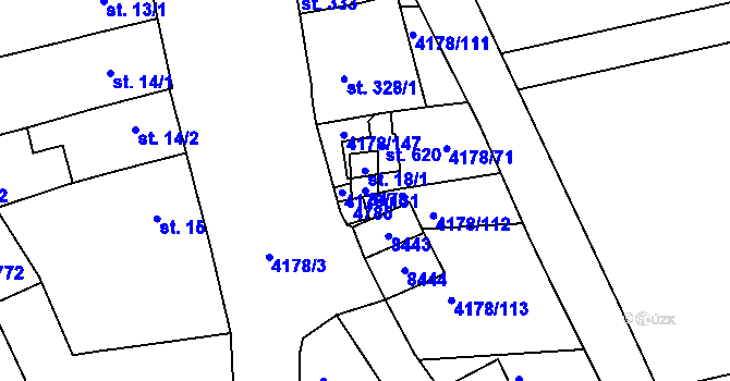 Parcela st. 8478 v KÚ Žarošice, Katastrální mapa