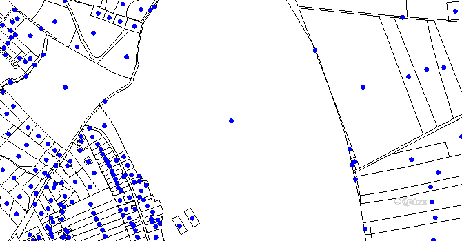 Parcela st. 3684/1 v KÚ Žatec, Katastrální mapa