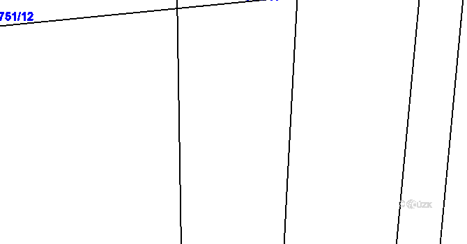 Parcela st. 670/19 v KÚ Ždánov, Katastrální mapa