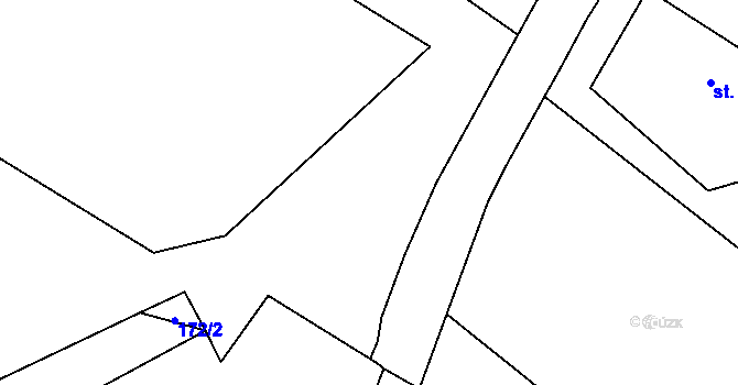Parcela st. 172/1 v KÚ Žďár v Podbezdězí, Katastrální mapa