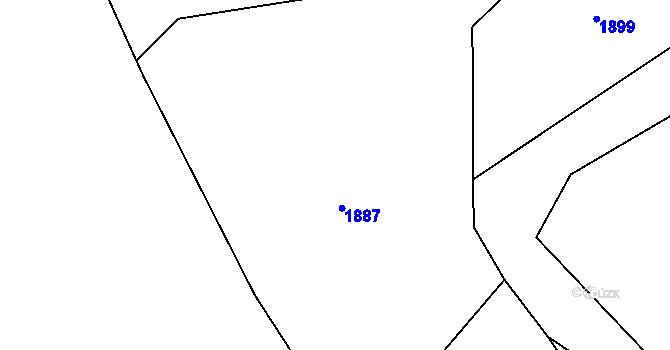 Parcela st. 640/6 v KÚ Žďár v Podbezdězí, Katastrální mapa