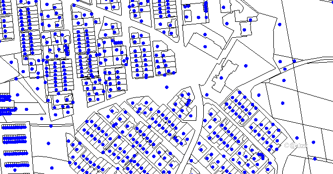 Parcela st. 4669/1 v KÚ Město Žďár, Katastrální mapa