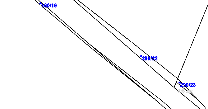 Parcela st. 202/2 v KÚ Smederov, Katastrální mapa