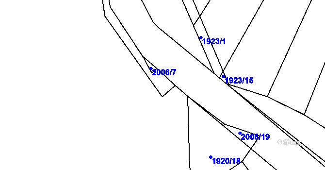 Parcela st. 2169/9 v KÚ Žebětín, Katastrální mapa