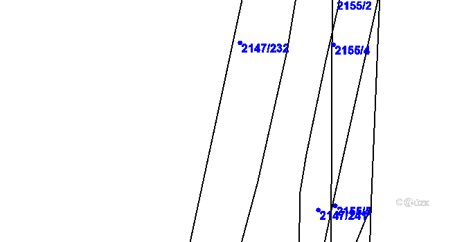 Parcela st. 2147/229 v KÚ Žebětín, Katastrální mapa