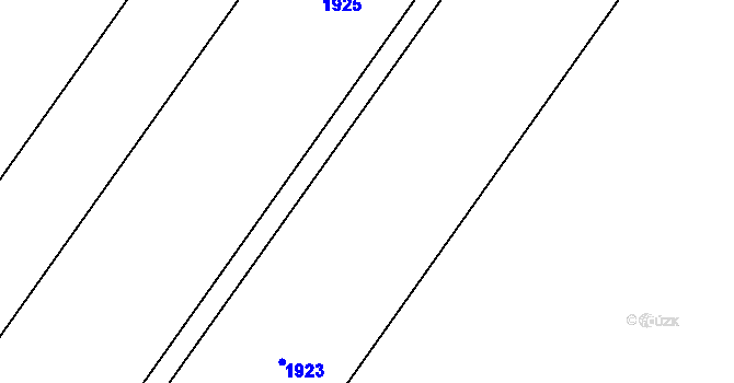 Parcela st. 173/5 v KÚ Želeč u Žatce, Katastrální mapa