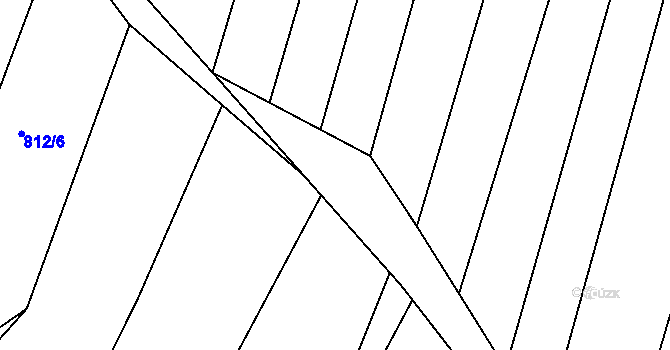 Parcela st. 824/22 v KÚ Lípa nad Dřevnicí, Katastrální mapa