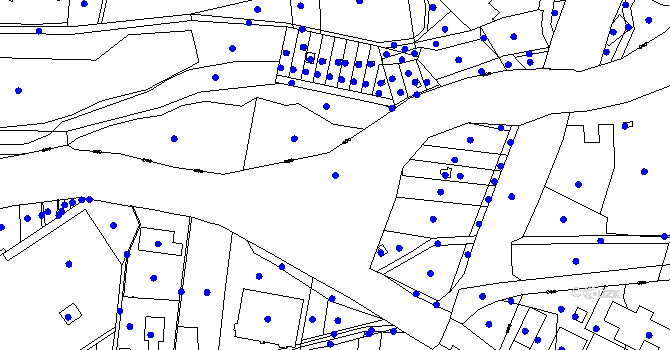 Parcela st. 733/1 v KÚ Lípa nad Dřevnicí, Katastrální mapa