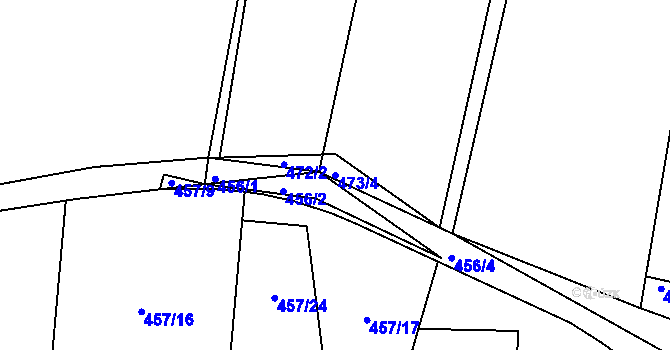 Parcela st. 473/4 v KÚ Želechovice nad Dřevnicí, Katastrální mapa