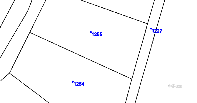Parcela st. 370/1 v KÚ Šašovice, Katastrální mapa