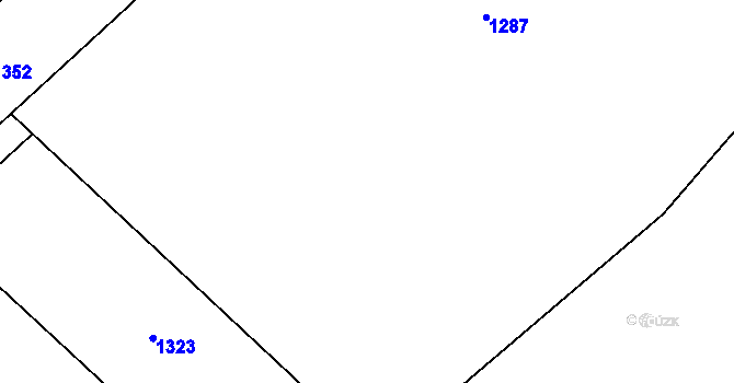 Parcela st. 109/4 v KÚ Šašovice, Katastrální mapa