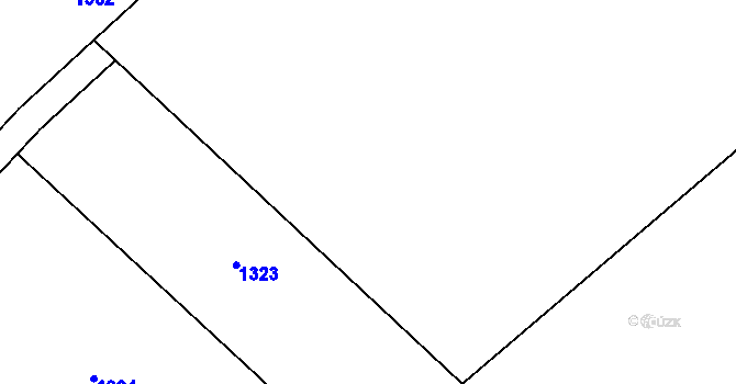 Parcela st. 109/9 v KÚ Šašovice, Katastrální mapa