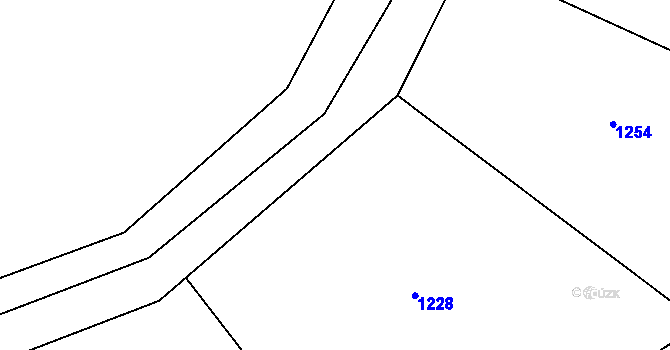 Parcela st. 370/11 v KÚ Šašovice, Katastrální mapa