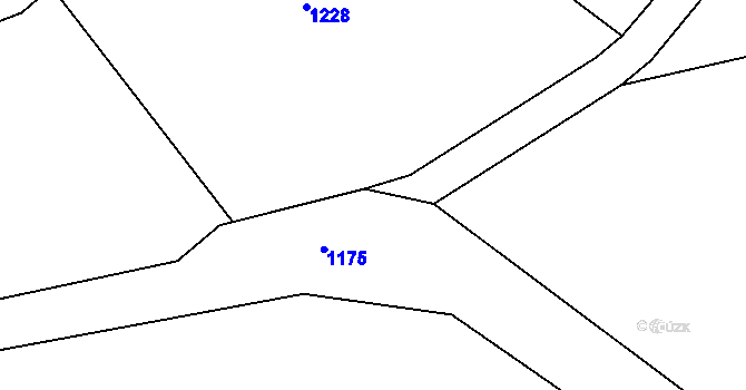 Parcela st. 370/28 v KÚ Šašovice, Katastrální mapa
